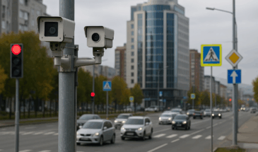 В Южно-Сахалинске установили новые камеры фиксации нарушений ПДД
