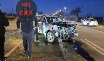 ДТП с пострадавшими произошло на перекрёстке в Южно-Сахалинске