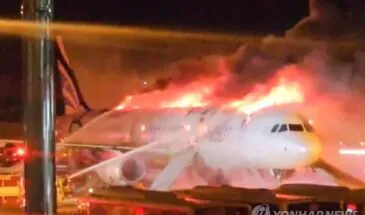 В аэропорту Пусана загорелся самолет Air Busan с 169 пассажирами на борту