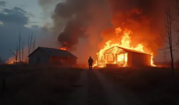 Прокуратура взяла на контроль расследование пожара на сахалинском свинокомплексе