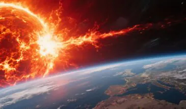 Мощный выброс с Солнца достигнет Земли 7 ноября