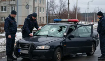 На Сахалине мужчина в нетрезвом состоянии разбил служебный автомобиль после ссоры с женой