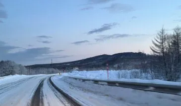 Движение автобусов ограничили из-за метели и плохой видимости на Сахалине