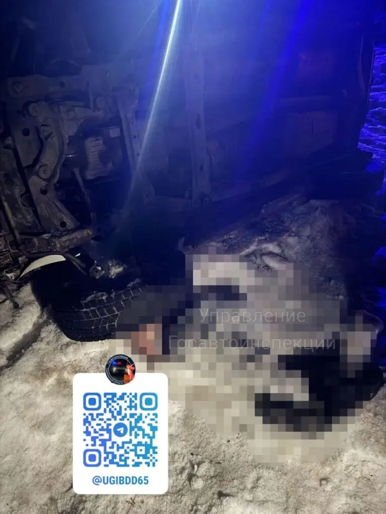 На Сахалине водитель без прав погиб в перевернувшейся Toyota Cami