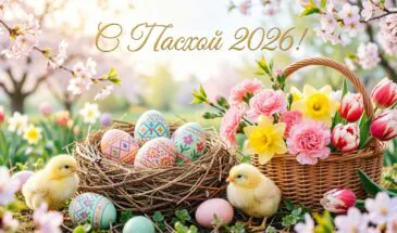 Лучшие открытки с Пасхой 2026: красивые, оригинальные