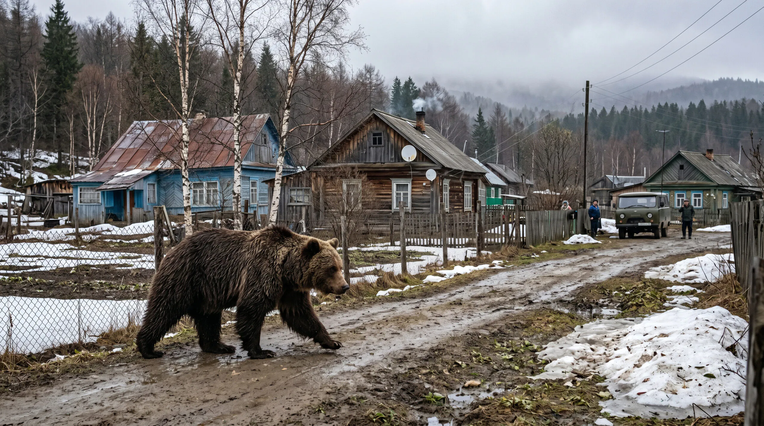 В курильском селе Горное ликвидировали медведя