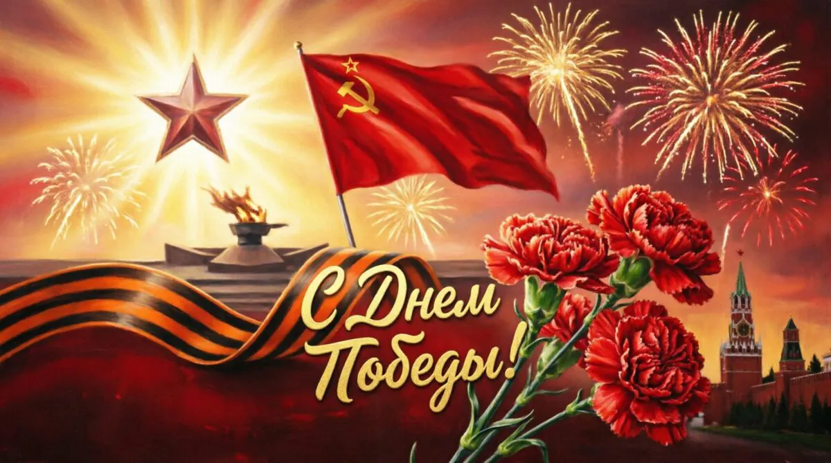 Открытки и картинки с Днем Победы 9 Мая 2026: красивые, винтажные