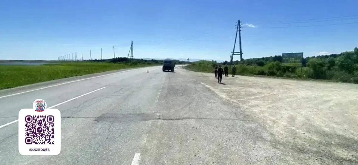 "Скончалась на месте": ГАИ показала фото с места ДТП в Долинском районе
