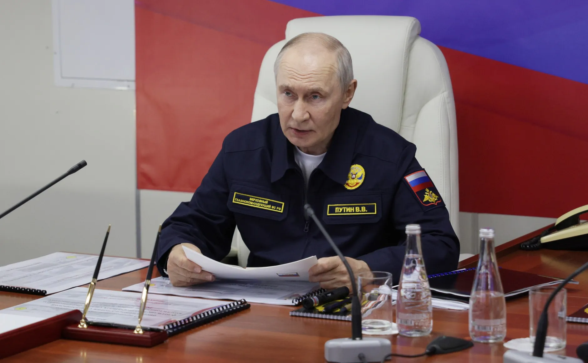 Путин заявил о зеркальном ответе России на попытки захвата торговых судов