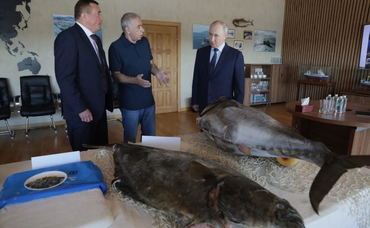 Путин посетил Курилы вместе с Валерием Лимаренко