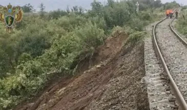 Размыв пути остановил движение поездов на перегоне Чехов — Томари на Сахалине