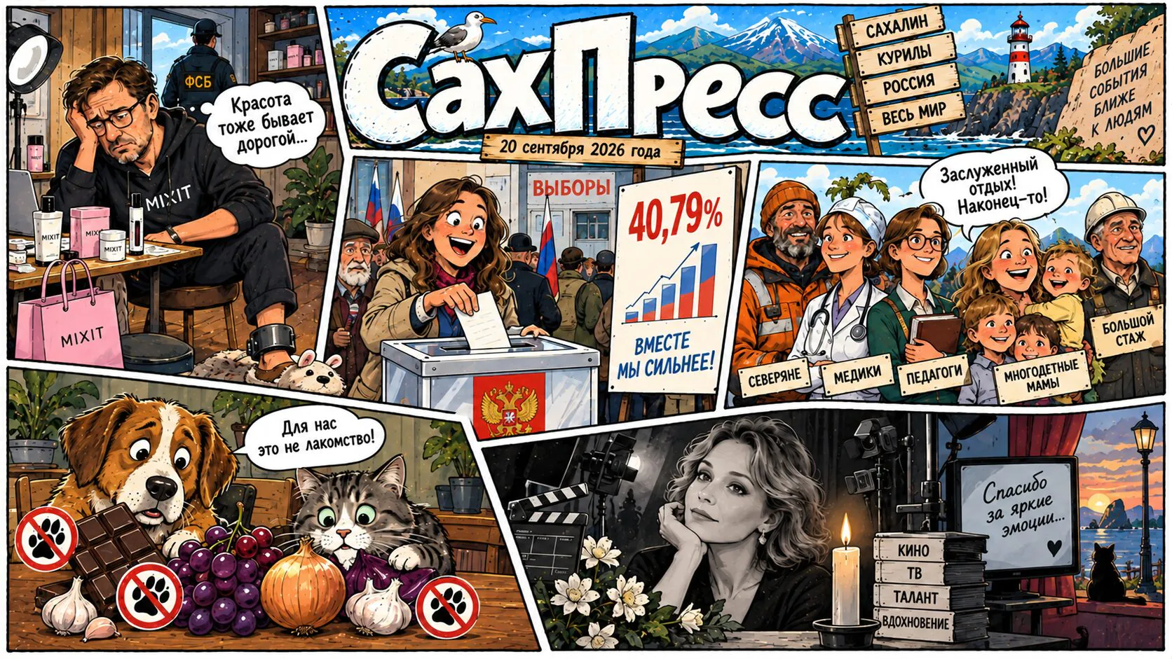 Смерть актрисы популярного сериала, кому дадут досрочную пенсию. Главное к утру 20 сентября