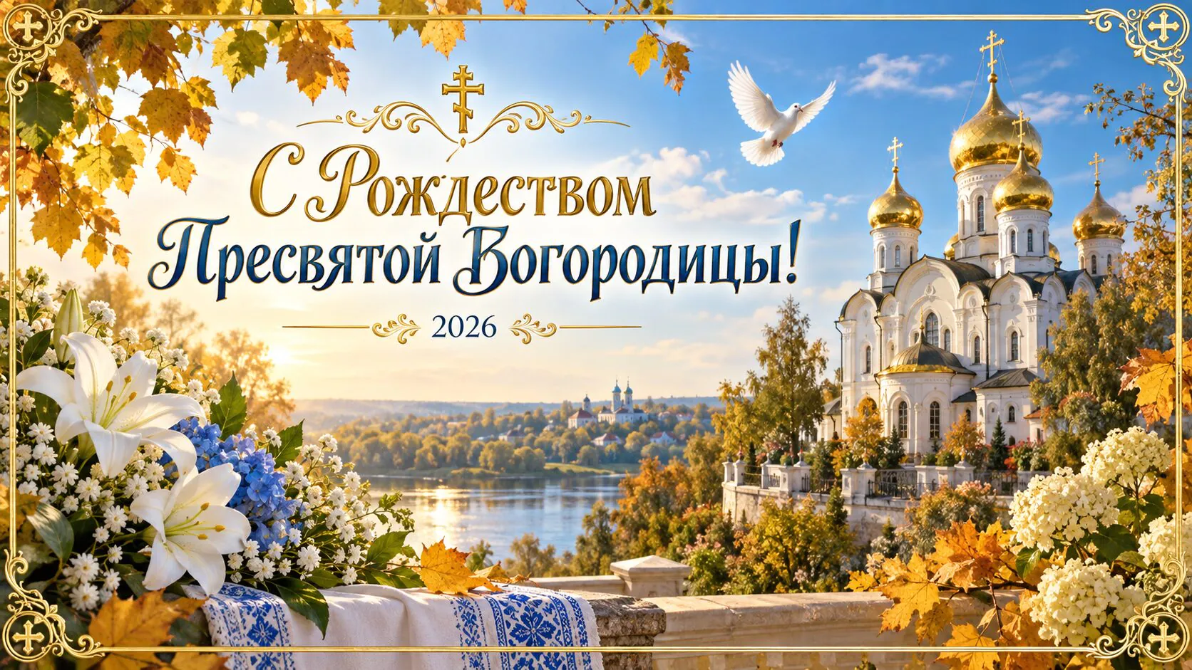Картинки и открытки с Рождеством Пресвятой Богородицы 2026