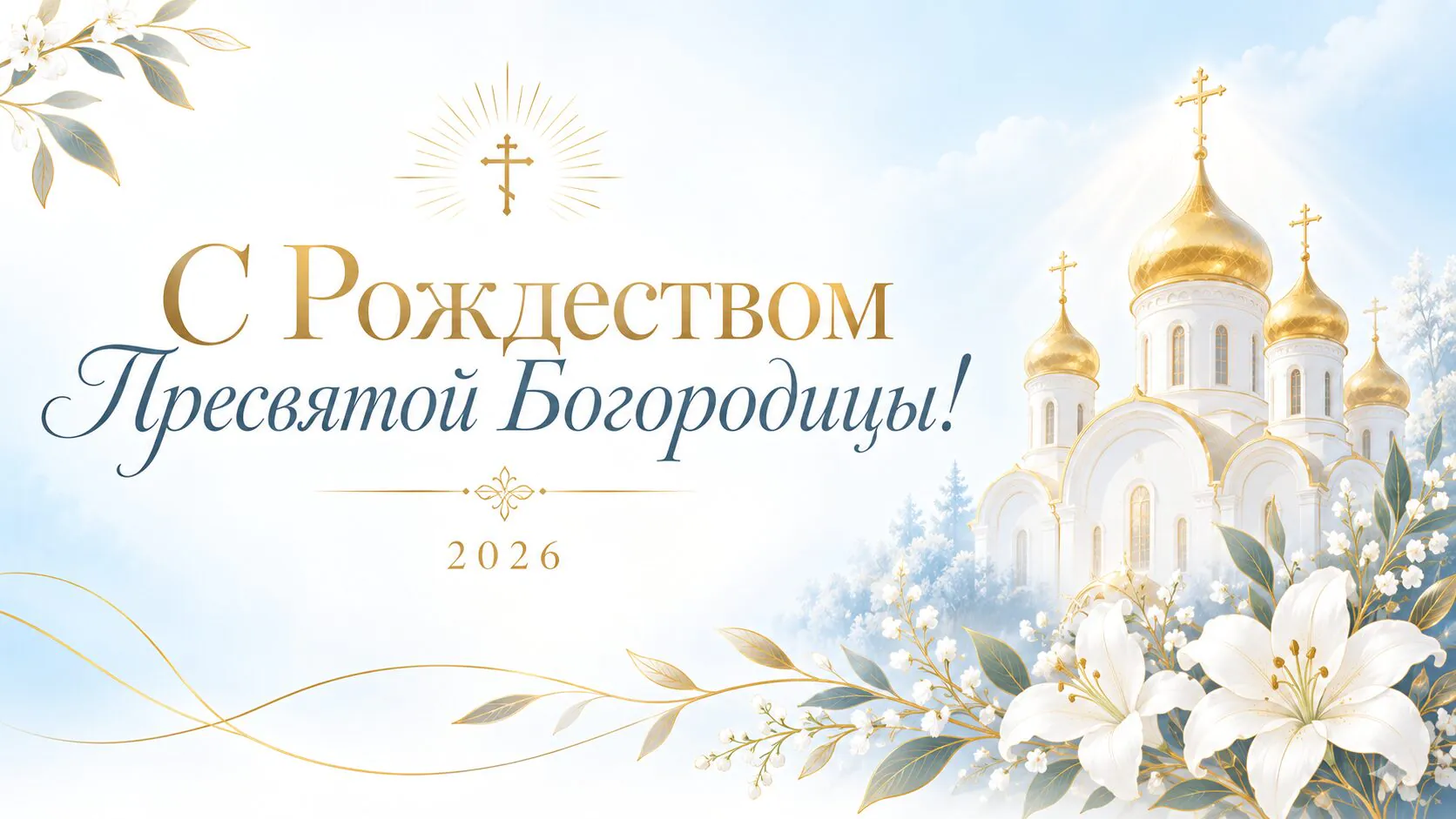 Картинки и открытки с Рождеством Пресвятой Богородицы 2026