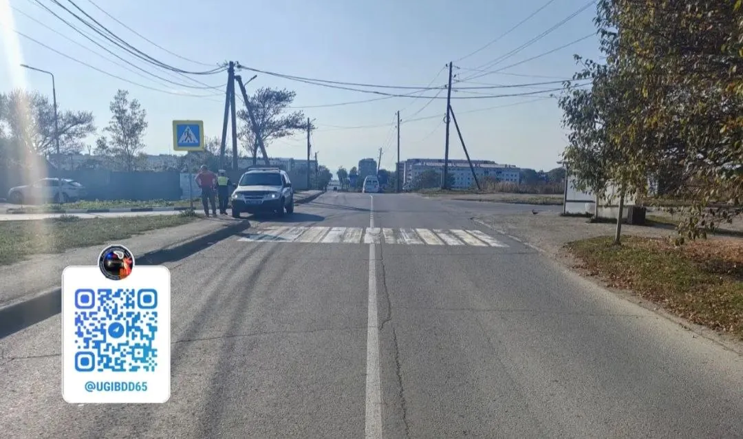 Водитель Toyota Ipsum сбил пенсионерку в Корсакове