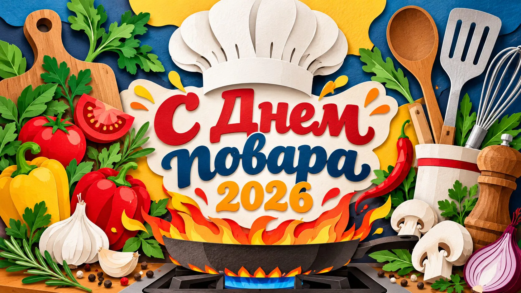 С Днем повара 2026: красивые картинки и поздравления