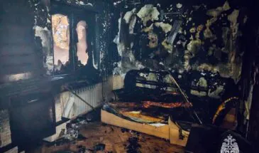 Мужчина погиб при пожаре в Южно-Сахалинске, семерых человек спасли